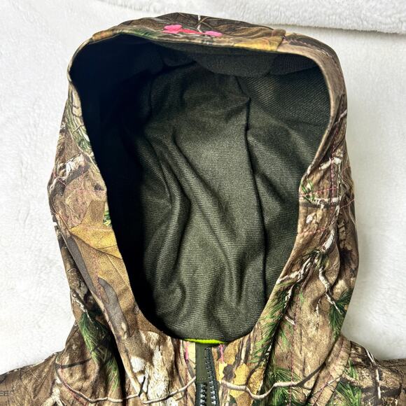 UNDER ARMOUR Half Zip Pullover Scent Control Camo Hunting Jacket Hoodie Medium - Picture 6 of 14
